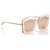 Gafas de sol cuadradas de color marrón Chanel Castaño Beige Plástico  ref.232130