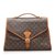 Louis Vuitton Brown Monogram Bel Air Leather Cloth  ref.232550
