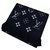 Sciarpa Louis Vuitton Logomania Shine nera Soie Polyester Laine Noir  ref.232558