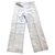 Cambon Pantaloni larghi Chanel Crema Tweed  ref.232581