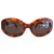 Yves Saint Laurent Óculos de sol vintage YSL rétro Marrom Acetato  ref.232587