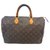Louis Vuitton Speedy 35 Monogram Brown Leather  ref.232591