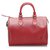Louis Vuitton Red Epi Speedy 25 Vermelho Couro  ref.232801
