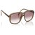 Gafas de sol cuadradas teñidas Dior Brown Castaño Plástico  ref.232806
