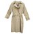 Burberry women's vintage t trench coat 38 with removable wool lining Beige Cotton Polyester  ref.232910