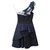 Karen Millen Dresses Black Silk Polyester Elastane  ref.232936