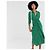 Whistles VESTIDO LAZO SELMA SPOT ABSTRACT Verde - vista 7