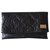 Sarah Louis Vuitton Sacos de embreagem Preto Lona  ref.233051
