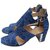 Autre Marque Sandals Blue Leather  ref.233070