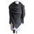 gucci, écharpe gucci antracite neuf Dark grey Silk Wool  ref.233140