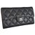 Chanel Classic flap wallet Black Leather  ref.233145