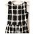 Abito in cotone e seta Marc by Marc Jacobs Marrone Nero Beige Bianco sporco - vista 5