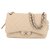 Chanel Flap Bag Beige Cuero  ref.233153