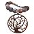 Bracelet gros modèle arbre de vie plaqué or rose Rita & Zia Doré Gris