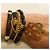 Bracciale Rita & Zia camelia modello grande Nero D'oro - Ansicht 6