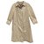 Burberry woman raincoat vintage t 40 Beige Cotton Polyester  ref.233224
