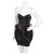 Mangano Dresses Black Cotton Polyester Elastane  ref.233232