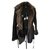 Autre Marque Coats, Outerwear Brown Lambskin  ref.233405