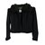 Chanel Jackets Black Tweed  ref.233406