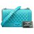 Boy Chanel Handbags Turquoise Patent leather  ref.233408