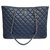 Classique Chanel Sacs à main Cuir Bleu  ref.233424