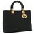Dior Lady Dior Black Leather  ref.233577