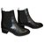 Chanel Ankle Boots Black Leather  ref.233643