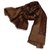 Louis Vuitton Scialle Monogram Shine Brown Silk  ref.233650