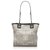 Chanel Gray Deauville Canvas Tote Bag Black Grey Leather Cloth Pony-style calfskin Cloth  ref.233753