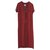 Robe Chanel en coton rouge Sz 42  ref.233913