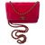 Wallet On Chain Chanel Velours Rose  ref.234023