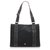 Hermès Gris cabas Besace MM Toile Tissu Noir  ref.234122