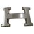 Hermès boucle de ceinture 5382 en acier palladié brossé 32mm Argenté  ref.234244