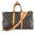 Louis Vuitton Keepall 45 Bandouliere Monogram Canvas Brown Leather  ref.234521