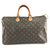 Louis Vuitton Speedy 40 Monogram canvas Brown Leather  ref.234529
