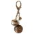 Louis Vuitton Ciondoli Marrone Beige Caramello Metallo Resina