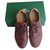 Chaussure Lacoste cuir véritable Bordeaux  - vue 1