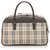 Burberry Brown House Check Canvas Handbag Multiple colors Beige Leather Cloth Pony-style calfskin Cloth  ref.234712