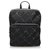 Chanel Black Old Travel Line Nylon Backpack White Cloth  ref.234727