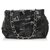 Chanel Black Patchwork Leather Shoulder Bag Metal Pony-style calfskin  ref.234739