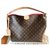 Louis Vuitton Graceful MM Monogram Bag New Brown Cloth  ref.234939