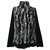 Louis Féraud Jackets Black Multiple colors Grey Cotton Polyester Fur  ref.234959