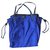Burberry bag Blue Polyester  ref.235112