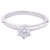 Tiffany & Co TIFFANY Y COMPAÑIA. solitario 0.33ct D / VVS1 Anillo de compromiso de diamantes brillantes redondos Plata Platino  ref.235301