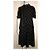 Escada wool dress with shawl collar Black White - view 2