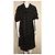 Escada wool dress with shawl collar Black White - view 3