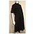 Escada wool dress with shawl collar Black White - view 5