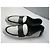 CHANEL Mocassini uomo intrecciati in pelle bianca e nera T44 IT Nero Bianco - vista 11