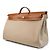 Hermès clássico Herbag zip GM Bege - vista 3