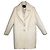 Massimo Dutti Oversize white coat